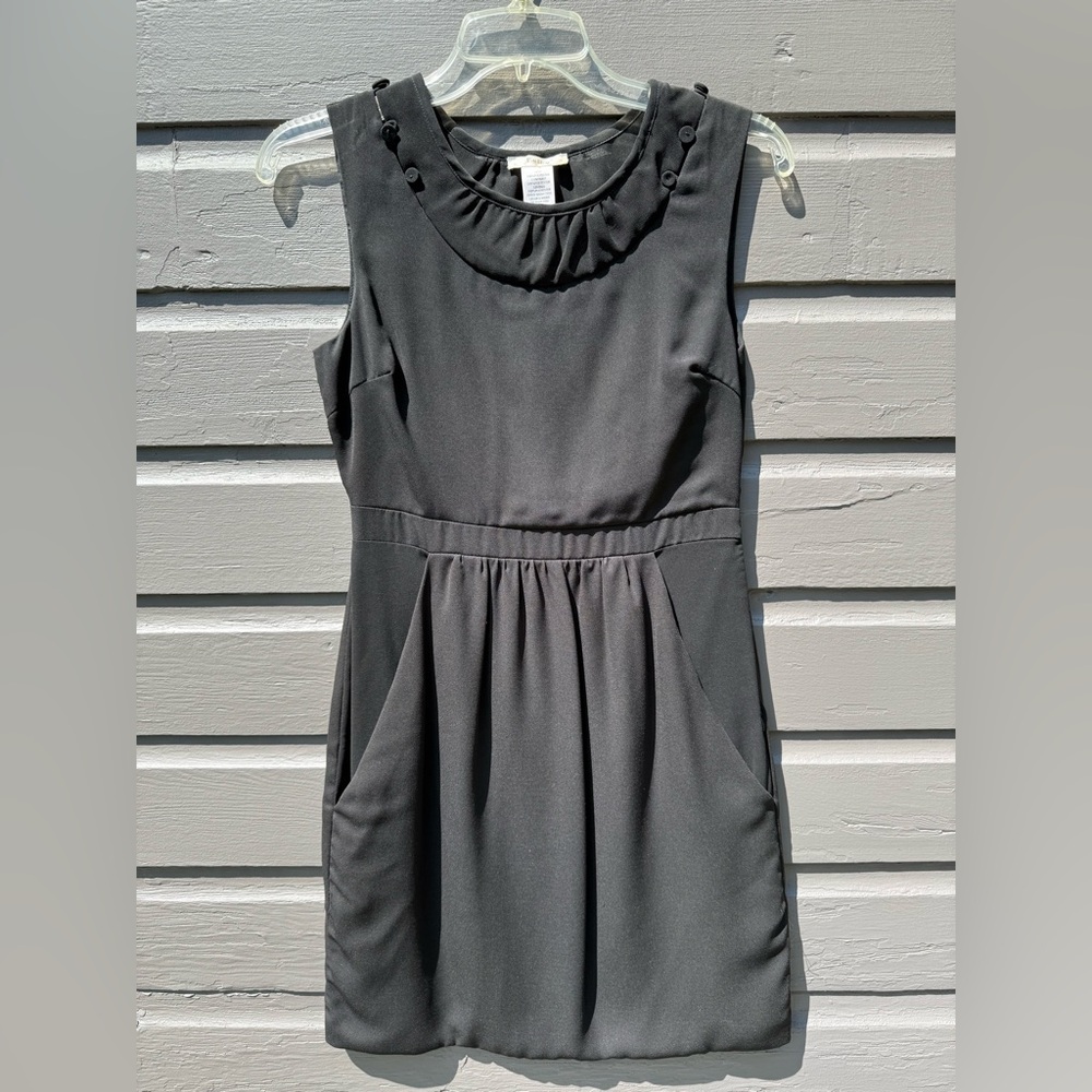 Esley Gray Sheath Midi Dress with Cowl Neck